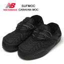 ニューバランス メンズ NEW BALANCE MOC LOW K2 ブラック 靴 ウインターシューズ もこもこ あったかい スリッパルームシューズ スポーツ NB SUFMOC-K2