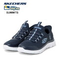 スケッチャーズ キッズ ジュニア スニーカー スリップインズ サミッツ ネイビー SKECHERS HANDS FREE SLIP‐INS SUMMITS 30...