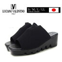 バレンチノ 靴 サンダル レディース 履きやすい LUCIANO VALENTINO ルチアノバレンチノ 6455 日本製 軽量 厚底サンダル オフィスサンダル...