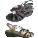 ミセス レディース ビジューサンダル Moda ladian...