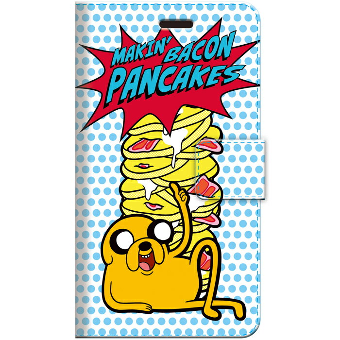 アドベンチャー タイム スマホケース 手帳型iPhone6/6sケース(カバー)/パンケーキ Adventure Time