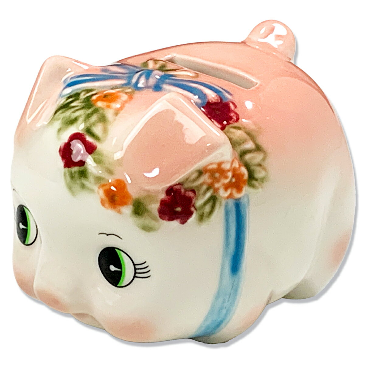 英語で「piggy（ピギー）」は子ブタ、「bank（バンク）」は貯金箱の意味。豚は一度のお産で10匹ぐらい子を産むため、「多産で富を増やす＝幸運を呼ぶ」ものとして、ヨーロッパでは1300年代から豚の貯金箱が存在していたようです。定番のぶたの...