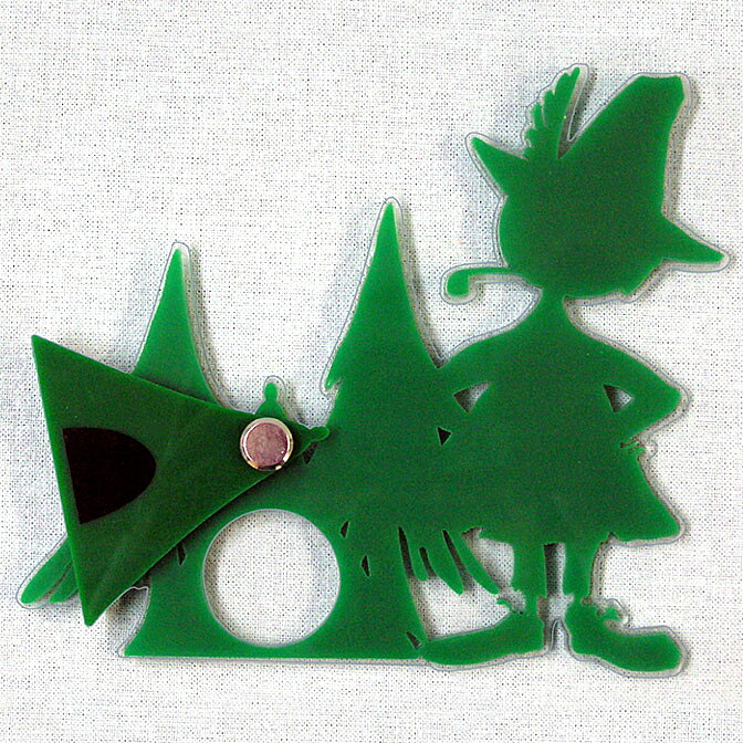 ムーミン ドアスコープカバー スナフキン Moomin