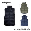 patagonia パタゴニア ダウンベスト Men 039 s Down Sweater Vest メンズ ダウン セーター ベスト 84623 S M L XL アウター ダウン ベスト 保温性