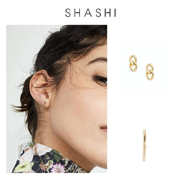 ピアス SHASHI BabyBossEarring FordEarCuff シャシ ゴールド アクセサリー プレゼント ギフト レディース 18K