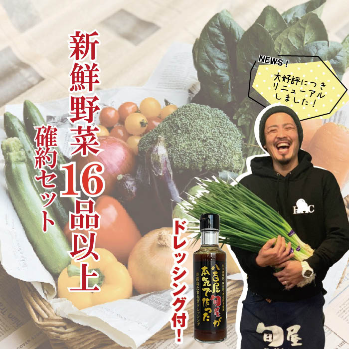 【淡路島たまねぎドレッシング付き】新鮮野菜16品以上確約セット苦手な野菜は入れません 16種以上確約..