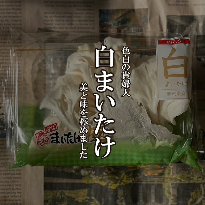 白舞茸　1PAC　【白まいたけ／きのこ／珍しい野菜／珍しいキノコ】