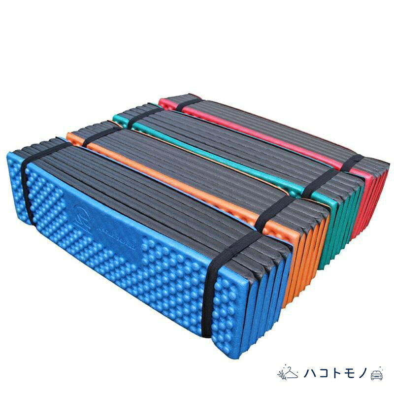 レジャーシート キャンプマット ゴムバンド付 折り畳み アウトドアマット クッション 防災 防水 軽量 断熱