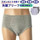 尿漏れパンツ 男性用 30cc 対応 綿100% ちょい漏れ ブリーフ 白 グレー M L LL 吸水シート は 日本製 テイジン ベルオアシス 使用 ニット ...