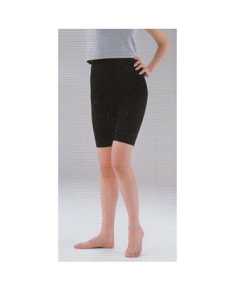 【送料無料】女性用5分丈スパッツ M・L・LL綿80% ナイロン15% ポリウレタン5%パンツのインナーにどうぞ黒・グレーの無地綿80%程度ですから肌触りも柔ら...