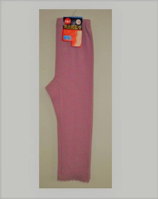 【送料無料】防寒　7分丈　レギンス女性用　 両起毛 21-631遠赤　ひざ下7分パンティ　M・L・LL保温　アクリル・レーヨン・ナイロン・ポリウレタンピンク・グレーレディース・婦人