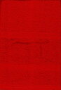 【送料無料】220匁 泉州タオル 国産フェイス タオル (赤)#013綿100% カラータオル34×82cm フェイスタオル アカ無地の日本製 使いやすい厚みで...