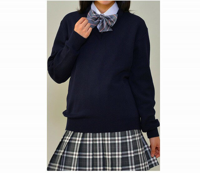 【送料無料】 ユース YWS1048Vネック　スクール　セーターS・M・L・LL・3L・4Lカラー3色 紺・チャコー..
