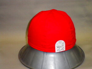 【送料無料】綿100％つばなし　紅白帽子M　54〜57cmL　57〜60cm丈夫な生地。小学校で使います。アゴのゴムひも付きです。