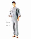 【送料無料】No.1095・1099・1100 近江ちぢみ男性用 本麻 作務衣【麻100%】【日本製】M・L・LL・3L カラー 7色濃紺・グレー・グリーン・黒...