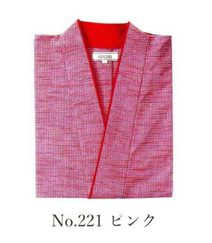 【送料無料】女性用 つむぎ パンツルック 作務衣日本製 袖裾ゴム式 綿100％M・Lピンク・ブルー 春・夏・秋上着の左前と ズボンの右前にポケットがあります No.8030 alつむぎ織り の凹凸感のある風合い ザックリ感 耐久性は日常着には うってつけの素材です