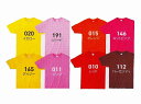 【送料無料】00083-BBT カラー無地　半袖Tシャツ イエロー・デイジー・ピーチ・ピンク・オレンジ・レッド・ホットピンク・バーガンディ 4.0オンス 綿100％S・M・L・XL・XXLユニフォーム等にもどうぞ。