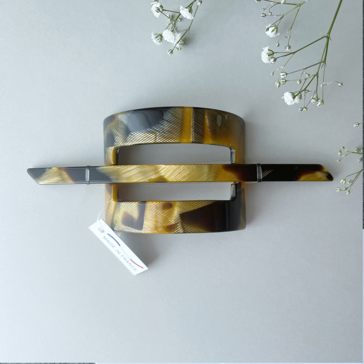 マジェステ バレッタ ヘアー ヘア ヘアアクセ ヘアー まとめ髪 ヘアアクセサリー フランス製 ヘアクリップ 髪留め スティック バレッタ かんざし 誕生日 20代 30代 40代 50代 大人 かわいい おしゃれ ヘアアレンジ