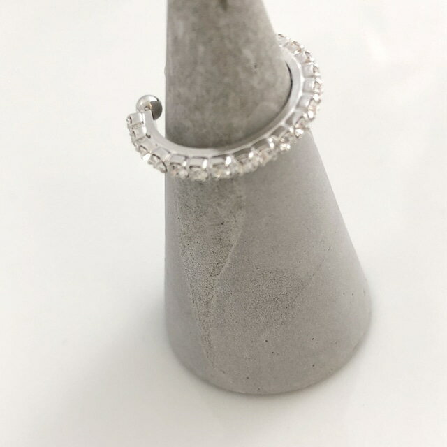 イヤカフ シルバー 片耳 日本製 キャッチレスピアス イヤークリップ イヤカフ クリスタル イヤーカフス 人気 小さめ 小さい オケージョン レディース 女性 ...