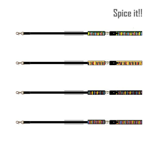 ハフマン Spice-it 普通のリード（ショックレスパッドなし）体重15〜30kg用 （先端金具=80mm=大）