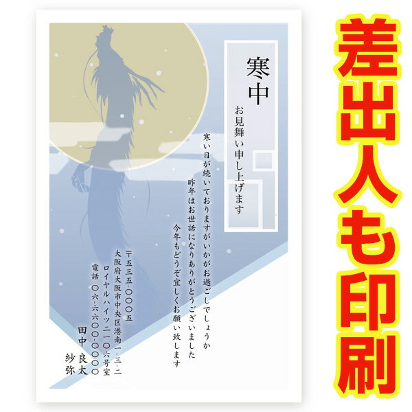 【差出人情報（お名前・ご住所等）まで印刷します！】 記載事項をご入力の上、購入手続きへお進み下さい。 ●はがき　30枚セット ●サイズ：100×148（mm） ●宛名面は「官製はがき」※切手不要 ●素材　上質紙 ●厚み　180kg ●コンパクトでエコな梱包♪ 　郵便受けに届くのでご不在でも受取可能です！ ●お支払い完了後、土日祝を除く2営業日以内に出荷します！