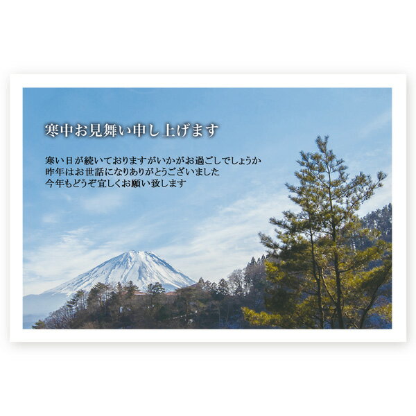 【官製はがき 10枚】寒中見舞いはがき・寒中ハガキ　KSF-04　寒中見舞い　寒中　葉書