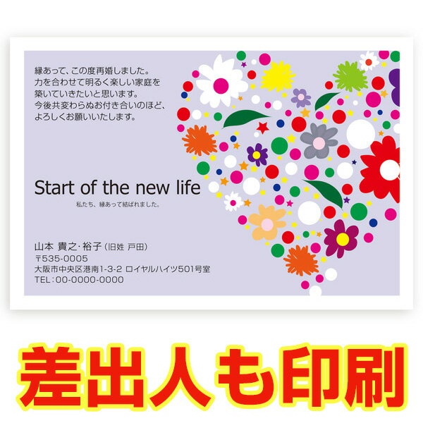 【差出人情報（お名前・ご住所等）まで印刷します！】 記載事項をご入力の上、購入手続きへお進み下さい。 ●はがき　30枚セット ●サイズ：100×148（mm） ●宛名面は日本郵便の「官製はがき」　※切手不要 ●素材　上質紙 ●厚み　180kg ●コンパクトでエコな梱包♪ 　郵便受けに届くのでご不在でも受取可能です！ ●お支払い完了後、土日祝を除く2営業日以内に出荷します！