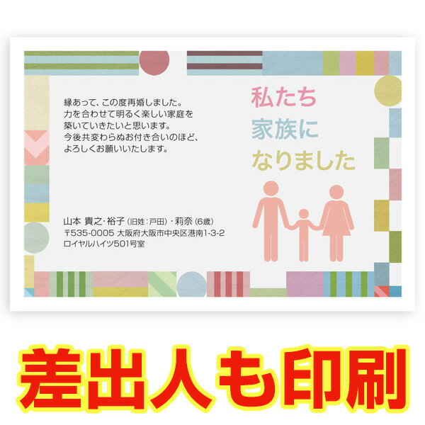 【差出人情報（お名前・ご住所等）まで印刷します！】 記載事項をご入力の上、購入手続きへお進み下さい。 ●はがき　30枚セット ●サイズ：100×148（mm） ●宛名面は日本郵便の「官製はがき」　※切手不要 ●素材　上質紙 ●厚み　180kg ●コンパクトでエコな梱包♪ 　郵便受けに届くのでご不在でも受取可能です！ ●お支払い完了後、土日祝を除く2営業日以内に出荷します！