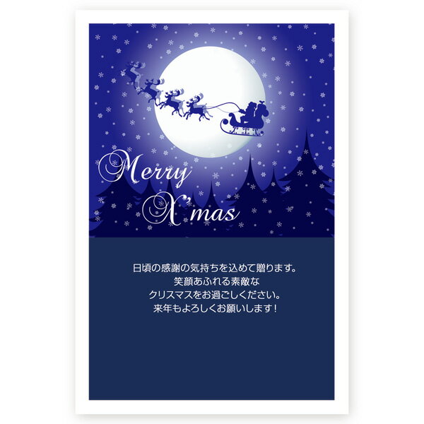 【官製はがき 10枚】クリスマスカード　XS-38　カード クリスマス ハガキ 印刷　Xmasカード 葉書