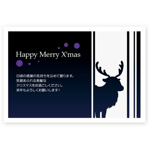 【官製はがき 10枚】クリスマスカード　XS-41　カード クリスマス ハガキ 印刷　Xmasカード 葉書