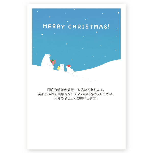 【官製はがき 10枚】クリスマスカード　XS-80　カード クリスマス ハガキ 印刷　Xmasカード 葉書