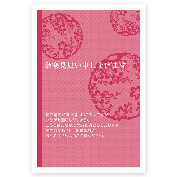 【官製はがき 10枚】余寒見舞いはがき・余寒ハガキ　YS-23　余寒見舞い　余寒　葉書