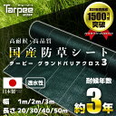 \15日は24h限定 抽選で100%Pバック&ポイント10倍 要エントリー/【☆レビューでプレゼント】国産防草シート 3年耐候 グランドバリアクロス-3 ODグ...