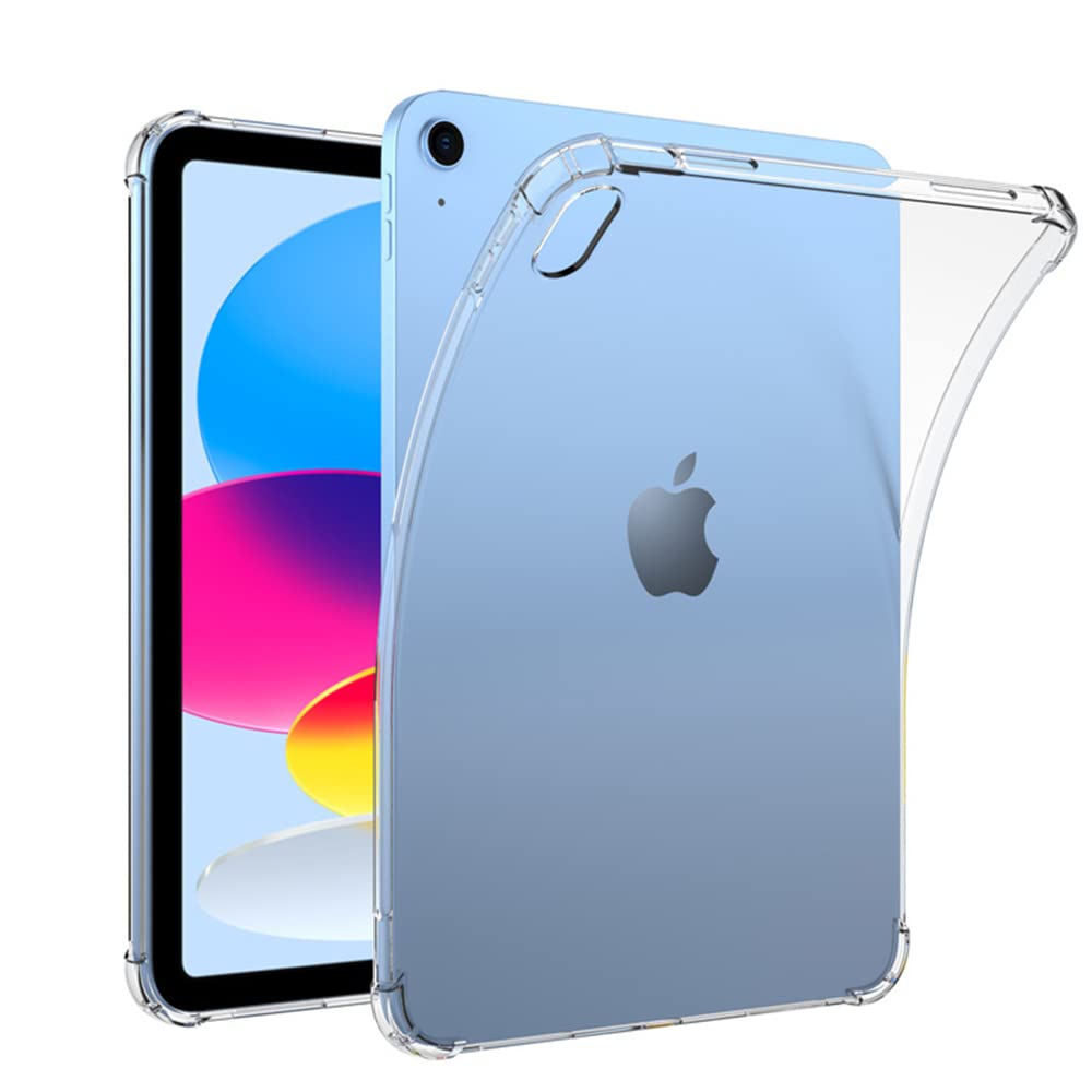 iPad 第10世代 用のケース iPad 10.9 2022 用の保護カバー 薄型 TPU材質耐衝撃 エクスペリア ケース スマホケース 黄変防止/滑り止め/擦り傷防止/柔軟/光沢感/軽·薄/透明