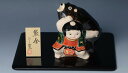 /  u FɋYihtj ˔ Kyo-yaki. Japanese ceramic ornament. Kintaro and bear. Wooden box.