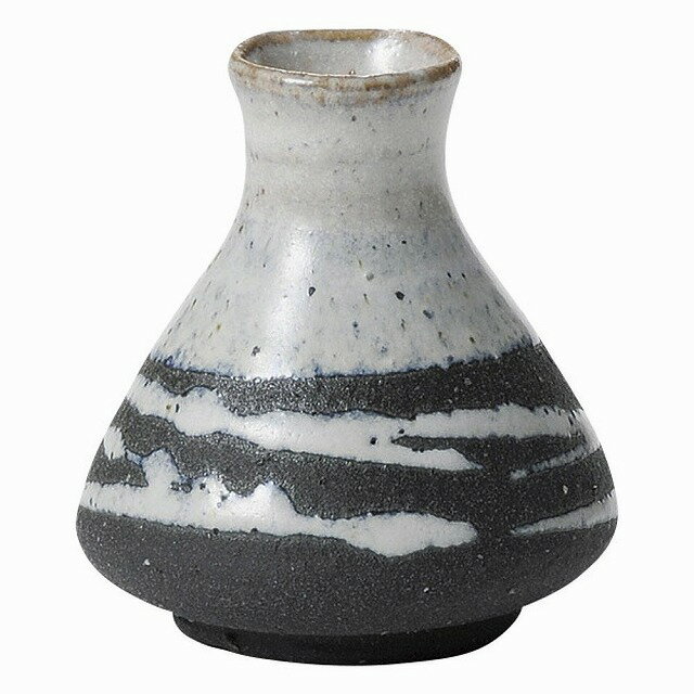 信楽焼 M126 卓上 一輪挿し 花器・花瓶 Japanese Ceramic Shigaraki ware. Ikebana desk small flower vase.