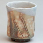 萩焼 紅葉湯呑 木箱入 Japanese ceramic Hagi-ware. Hagi momiji yunomi teacup with Wooden box.