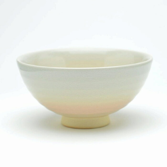 萩焼 姫土飯茶碗3.8寸（白箱） Hagi yaki Meshiwan bowl made in Japan. Japanese pottery. Free shipping.