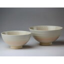  Pyۑgq(ϔ) Hagi yaki Hime 2 bowls made in Japan. Japanese pottery. Free shipping.