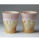  ̂ t[JbvyA(ϔ) Hagiyaki 2cups made in Japan. Japanese pottery.