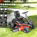 ★GW限定P3倍!クーポン利用で30%OFF★ハイガー公式 電動乗用芝刈機 プラグイン充電式 家庭用100V電源 2枚刃 ツインブレード 刈高7段階調整 刈幅9...