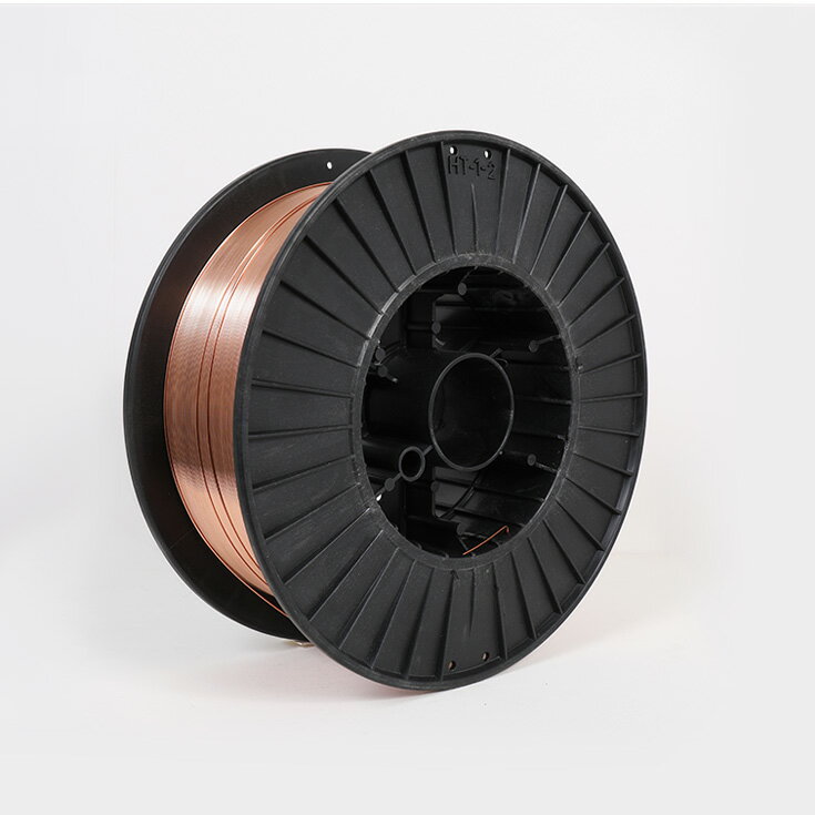 MIG/MAG用スチールソリッドワイヤ(ER-70S-6) HG-WD-08 ワイヤ径1mm×15kg リール径270mm 溶接ワイヤ 溶接棒 溶接 溶接機 溶接機械のサムネイル