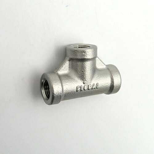 フローバル:ステンレス製ねじ込み継手(304)チーズ 型式:VT-02(4)