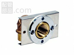 ミヤコ:ユニット用エルボ プレート付(両ルーズ・外ネジ) 型式:M337P-13シングル