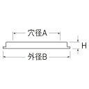 SANEI(旧:三栄水栓製作所):給水座金 型式:R50-13x3