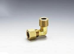 国内調達品:銅管用くい込継手(3.5MPa)B1型 エルボニップル 型式:GL-2 12-3/8-B1