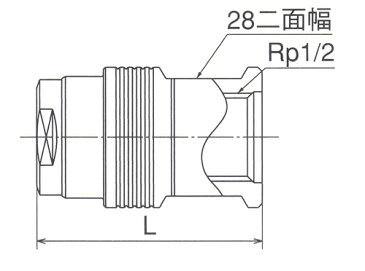 オンダ製作所:給水栓ソケット 青銅製 (お買い得パック) 型式:WJ21-1313C-S（1セット:10個入）