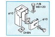 ネグロス電工:配管架台システム コーナー金具 型式:GS1L