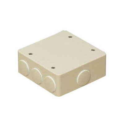 未来工業:PVKボックス(防水タイプ) おねじキャップ付 大型四角 型式:PVK-BLNPJ