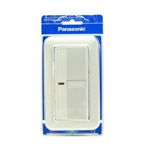 パナソニック:コスモシリーズワイド21 埋込ほたるスイッチB(片切)(プレート付)(ホワイト) 型式:WTP5051..